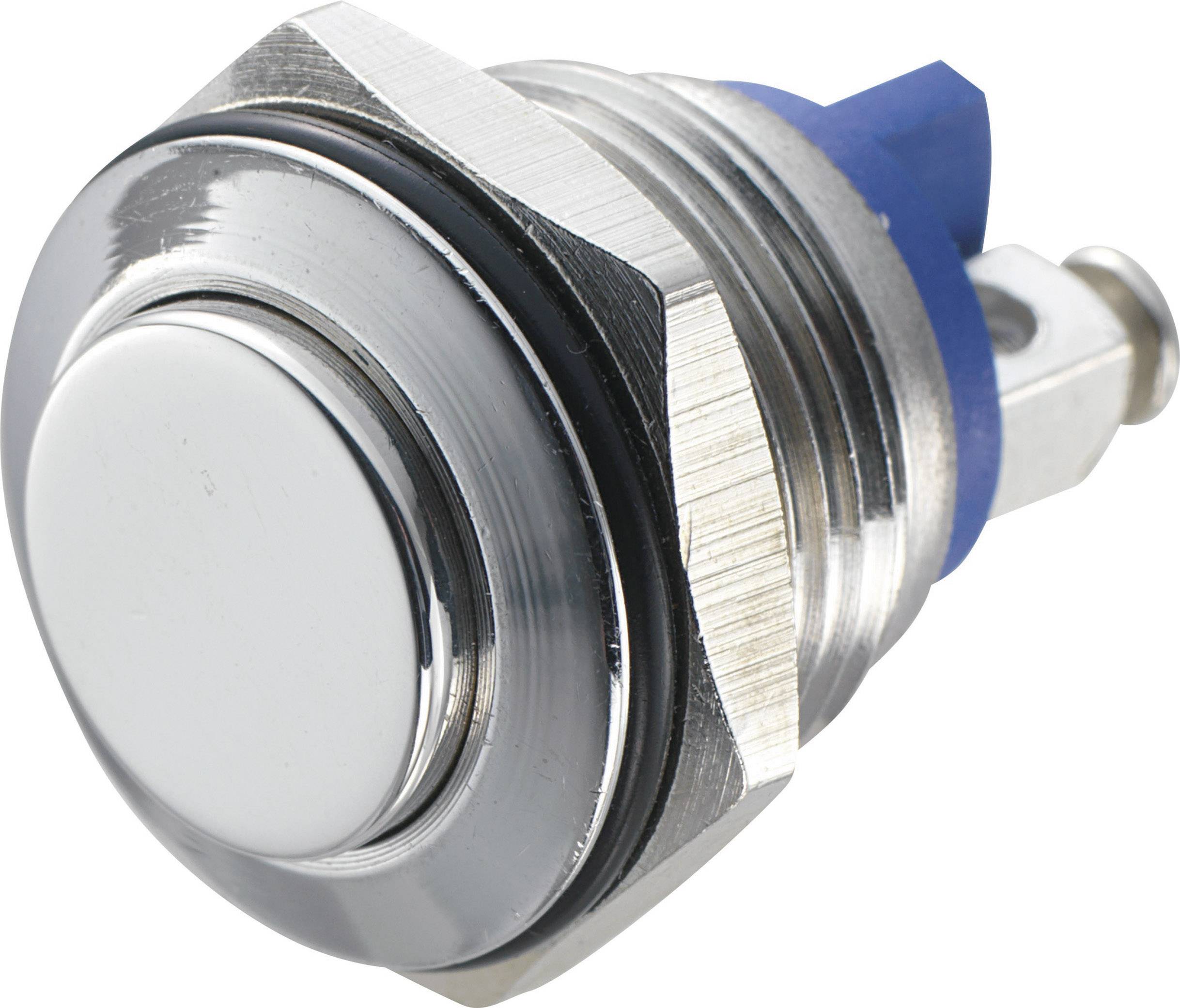 TRU Components 701283 GQ 16H-S Vandalismusgeschützter Drucktaster 48 V/DC 2 A 1 x Aus/(Ein) tastend