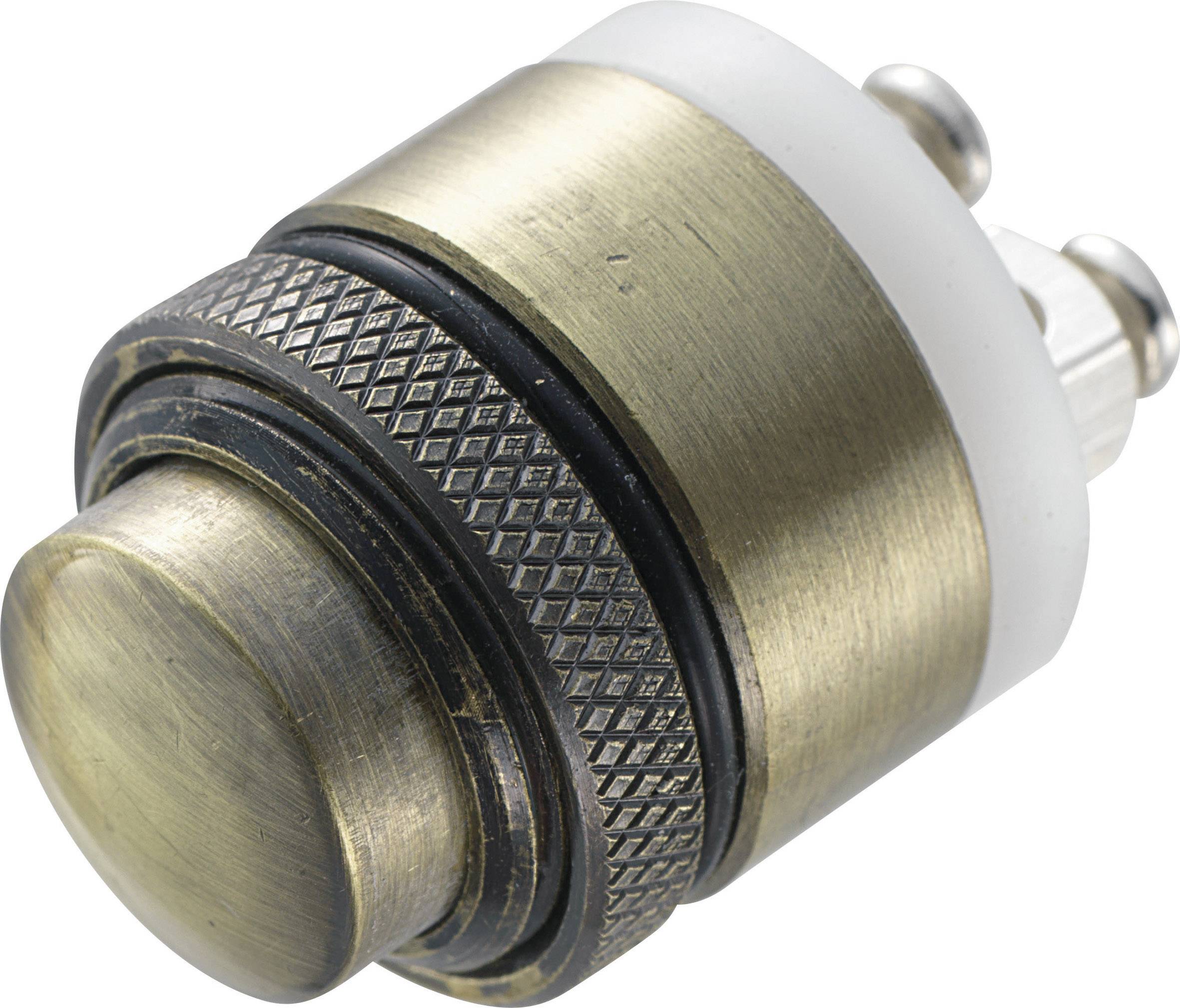 TRU Components 701287 GQ-16B-M Vandalismusgeschützter Drucktaster 36 V/DC 2 A 1 x Aus/(Ein) tastend