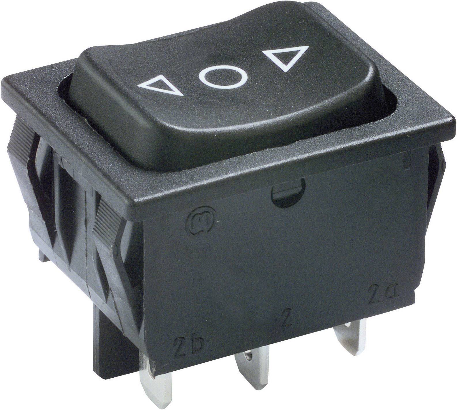 Marquardt 1839.1407 Wippschalter 1839.1407 250 V/AC 6 A 2 x (Ein)/Aus/(Ein) IP40 tastend/0/tastend 1 St.