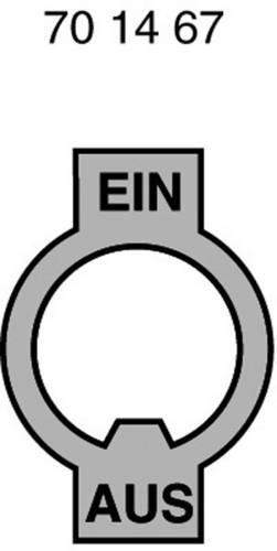 Marquardt 240.002.021 240.002.021 Bezeichnungsschild Aufdruck-Motiv EIN/AUS Metall