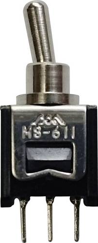 TRU Components 701505 611A Kippschalter 250 V/AC 0.15 A 1 x Ein/Ein rastend