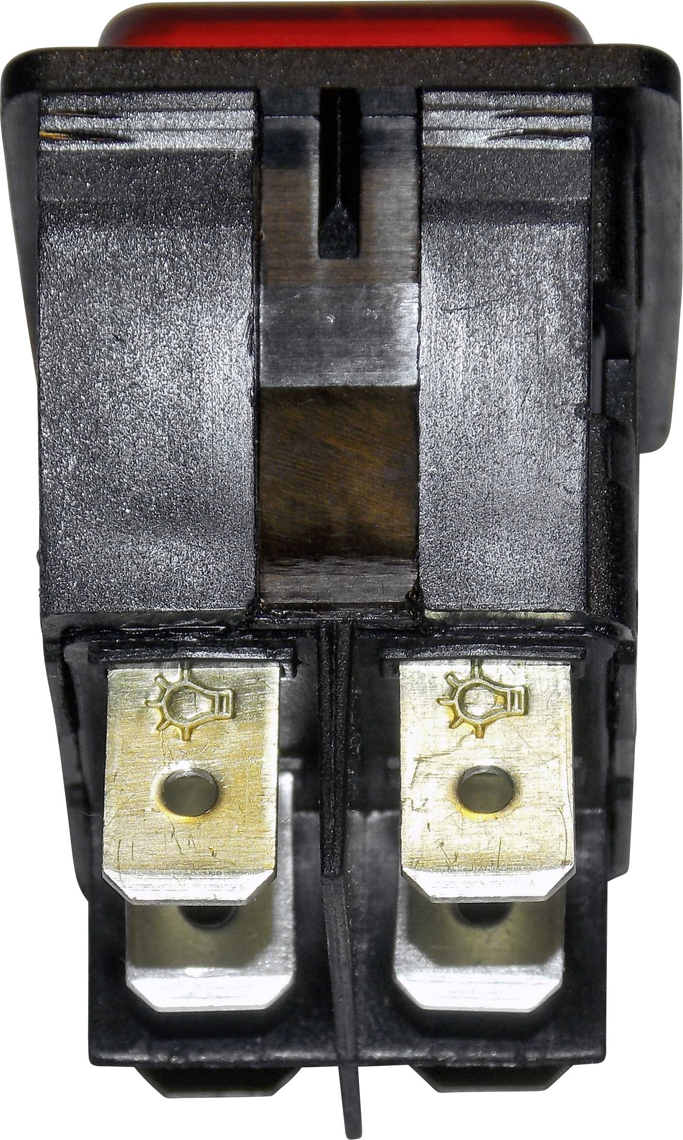 Arcolectric (Bulgin Ltd.) C6057ALFAB Wippschalter C6057ALFAB 24V DC/AC 16A 2 x Aus/Ein rastend 1St.