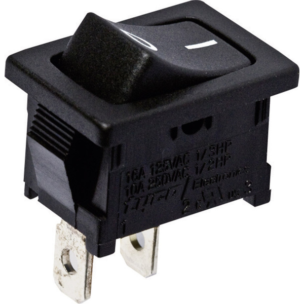 TE Connectivity 1-1571076-0 Interrupteur à bascule 1-1571076-0 250 V/AC 10 A 1 x Off/On à accrochage
