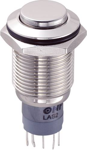 TRU Components 701794 LAS2GQH-11/N/P Vandalismusgeschützter Drucktaster 250 V/AC 3 A 1 x Ein/(Ein)