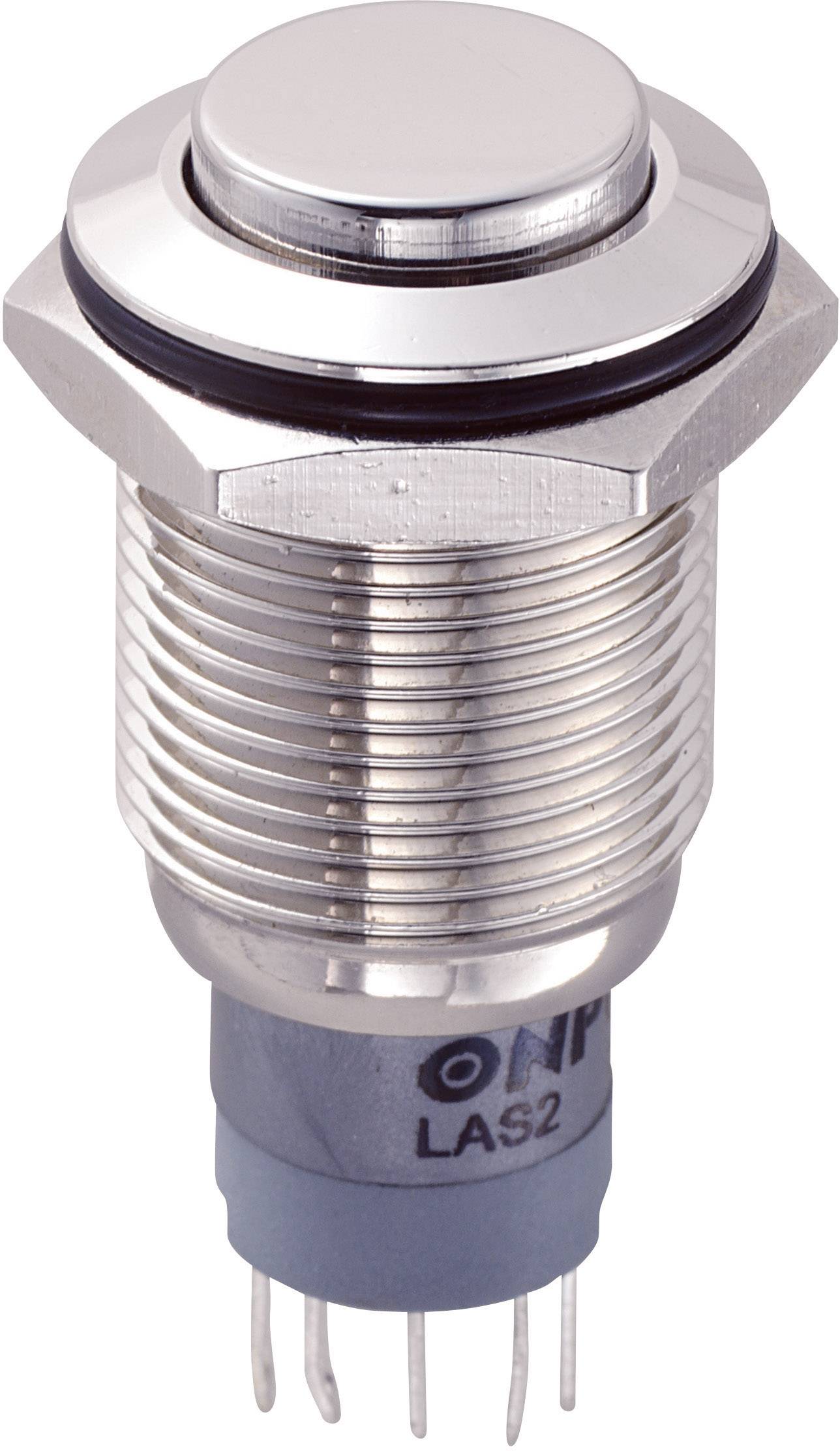 TRU Components 701794 LAS2GQH-11/N/P Vandalismusgeschützter Drucktaster 250 V/AC 3 A 1 x Ein/(Ein)