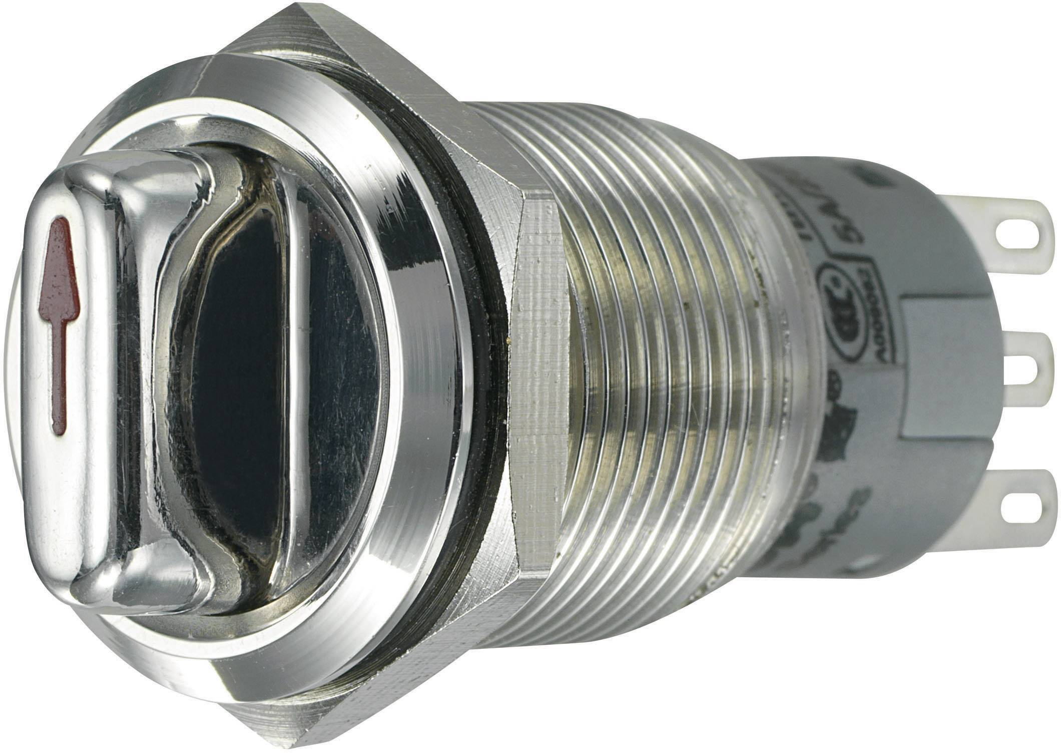 TRU Components 701810 LAS1-AGQ-11X/21 Vandalismusgeschützter Drehschalter 250 V/AC 5 A Schaltpositi