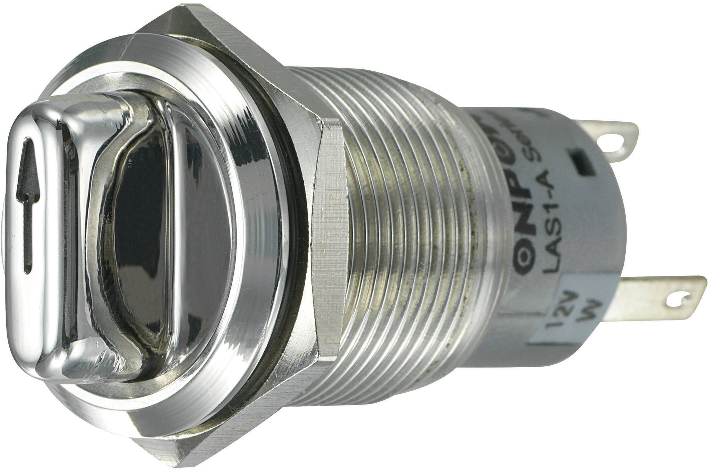 TRU Components LAS1-AGQ-11XD/21/W Vandalismusgeschützter Drehschalter 250 V/AC 3A Schaltpositionen 2 1 x 90° IP65 1St.