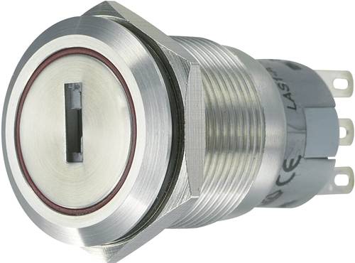 LAS1-AGQ-22Y/31 Vandalismusgeschützter Schlüsselschalter 250 V/AC 5A 2 x Ein/Aus/Ei