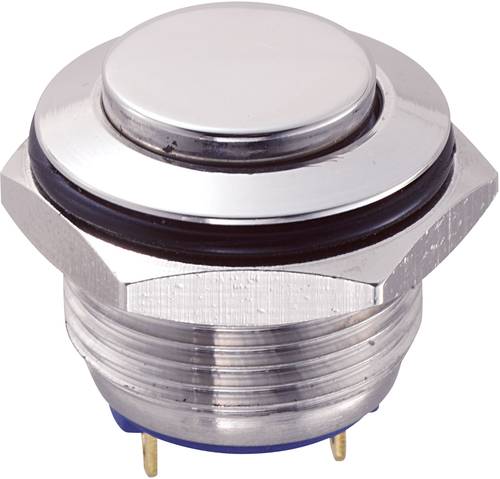 TRU Components 701843 GQ16H-10/J/S Vandalismusgeschützter Drucktaster 48 V/DC 2 A 1 x Aus/(Ein) tas