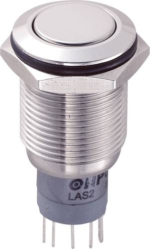 LAS2GQF-11Z/S/P Vandalismusgeschützter Druckschalter 250 V/AC 3A 1 x Ein/Ein rastend