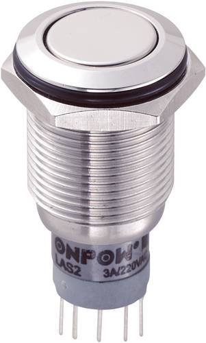 TRU Components 701967 LAS2GQF-22Z/S/P Vandalismusgeschützter Druckschalter 250 V/AC 3A 2 x Ein/Ein