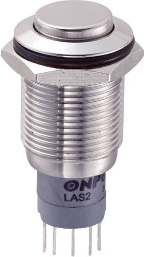 TRU Components 701968 LAS2GQH-11Z/S/P Vandalismusgeschützter Druckschalter 250 V/AC 3 A 1 x Ein/Ein