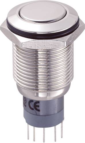 TRU Components 701978 LAS2GQF-11Z/N/P Vandalismusgeschützter Druckschalter 250 V/AC 3 A 1 x Ein/Ein
