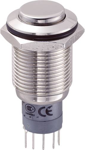 TRU Components 701981 LAS2GQH-11Z/N/P Vandalismusgeschützter Druckschalter 250 V/AC 3 A 1 x Ein/Ein