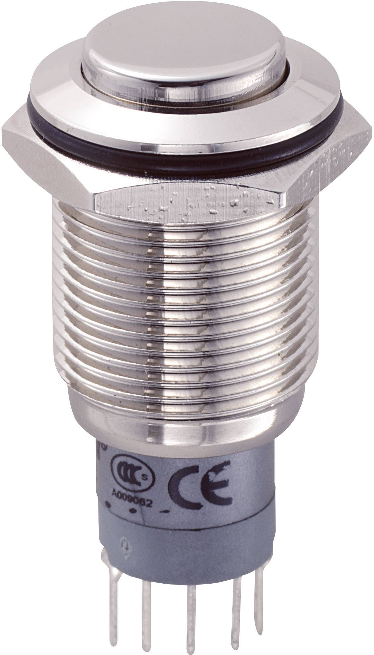 TRU Components 701981 LAS2GQH-11Z/N/P Vandalismusgeschützter Druckschalter 250 V/AC 3A 1 x Ein/Ein rastend 1St.