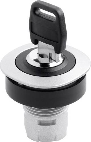 RONTRON RQJSSA18 Schlüsselschalter Metall, Schwarz 1 x 90° 1St.