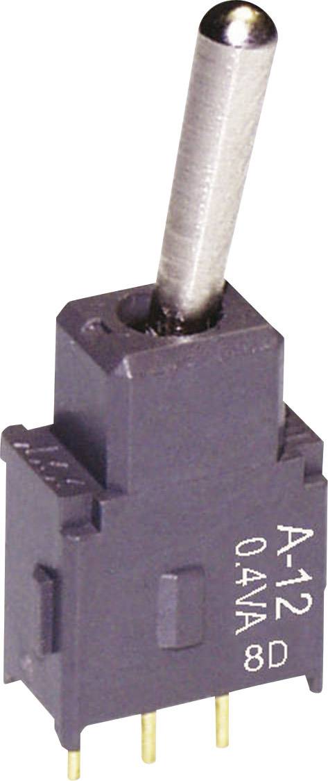 NKK Switches A12AP A12AP Kippschalter 28 V DC/AC 0.1 A 1 x Ein/Ein rastend 1 St.