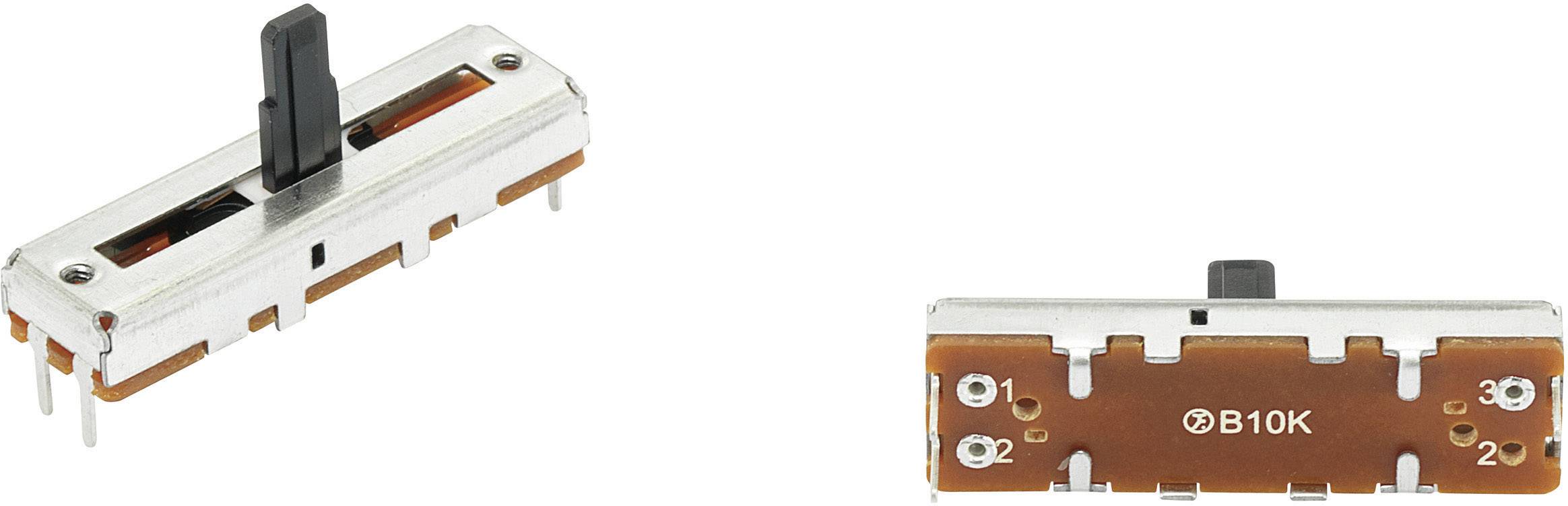 TRU COMPONENTS F2031N Schiebe-Potentiometer 10 kΩ Mono 0.1 W linear