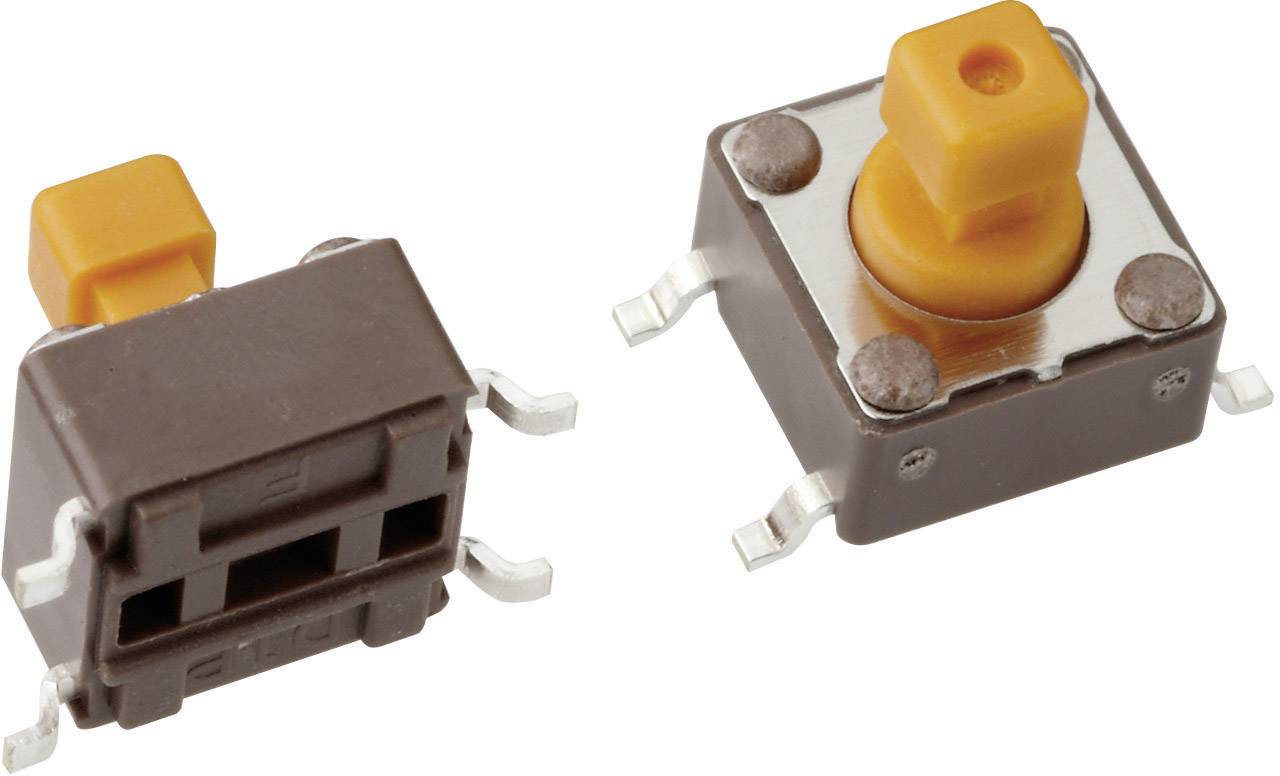 Mentor 1254.1207 1254.1207 Drucktaster 12 V/DC 0.05A 1 x Aus/(Ein) tastend