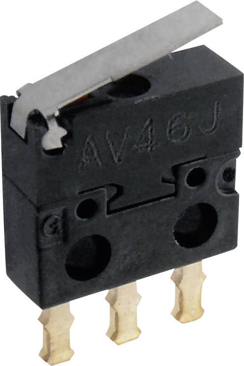 Panasonic AV402461J Mikroschalter AV402461J 30 V/DC 0.5A 1 x Ein/(Ein) IP40 tastend 1St.