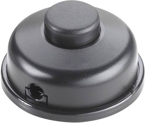 InterBär Tretschalter Schwarz 1 x Aus/Ein 6 A 1 St.