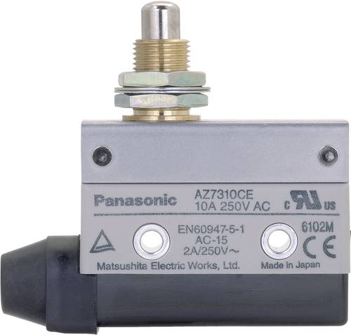 Panasonic AZ7310CEJ Endschalter 115 V/DC, 250 V/AC 10A Stößel mit Schraubgewinde tastend IP64 1St.