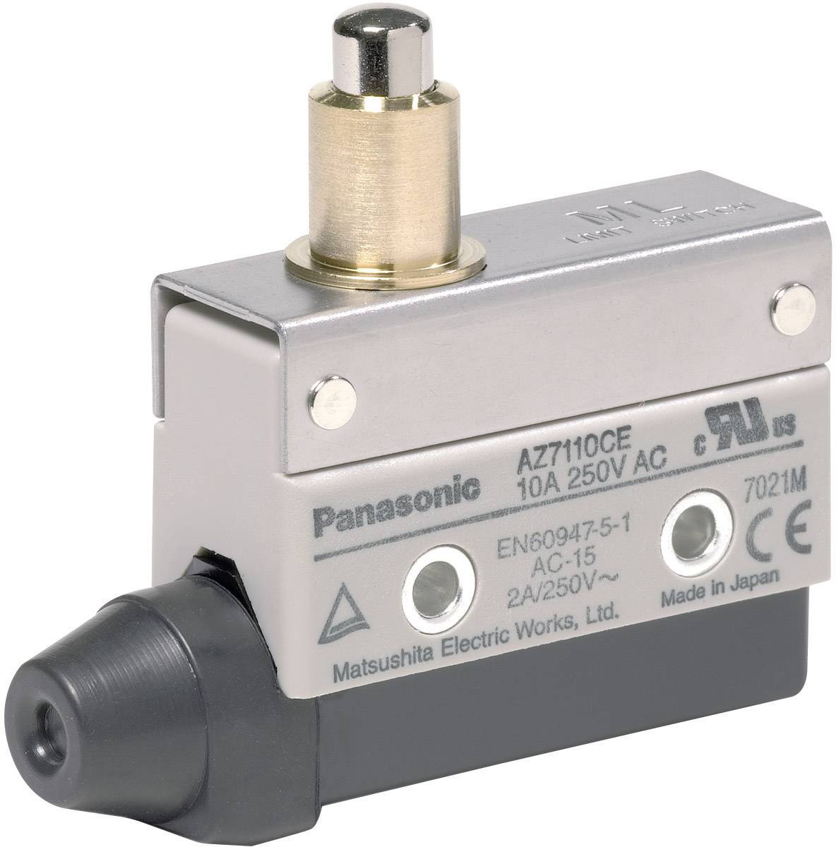 Panasonic AZ7110CEJ Endschalter 115 V/DC, 250 V/AC 10A Stößel tastend IP64 1St.