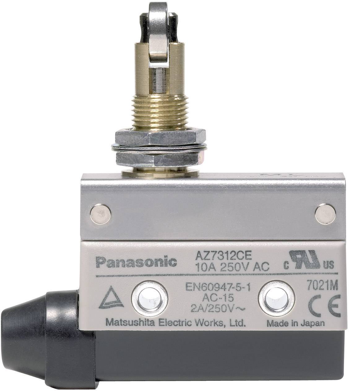 Panasonic AZ7311CEJ Endschalter 115 V/DC, 250 V/AC 10A Rollenhebel mit Schraubgewinde tastend IP64 1St.