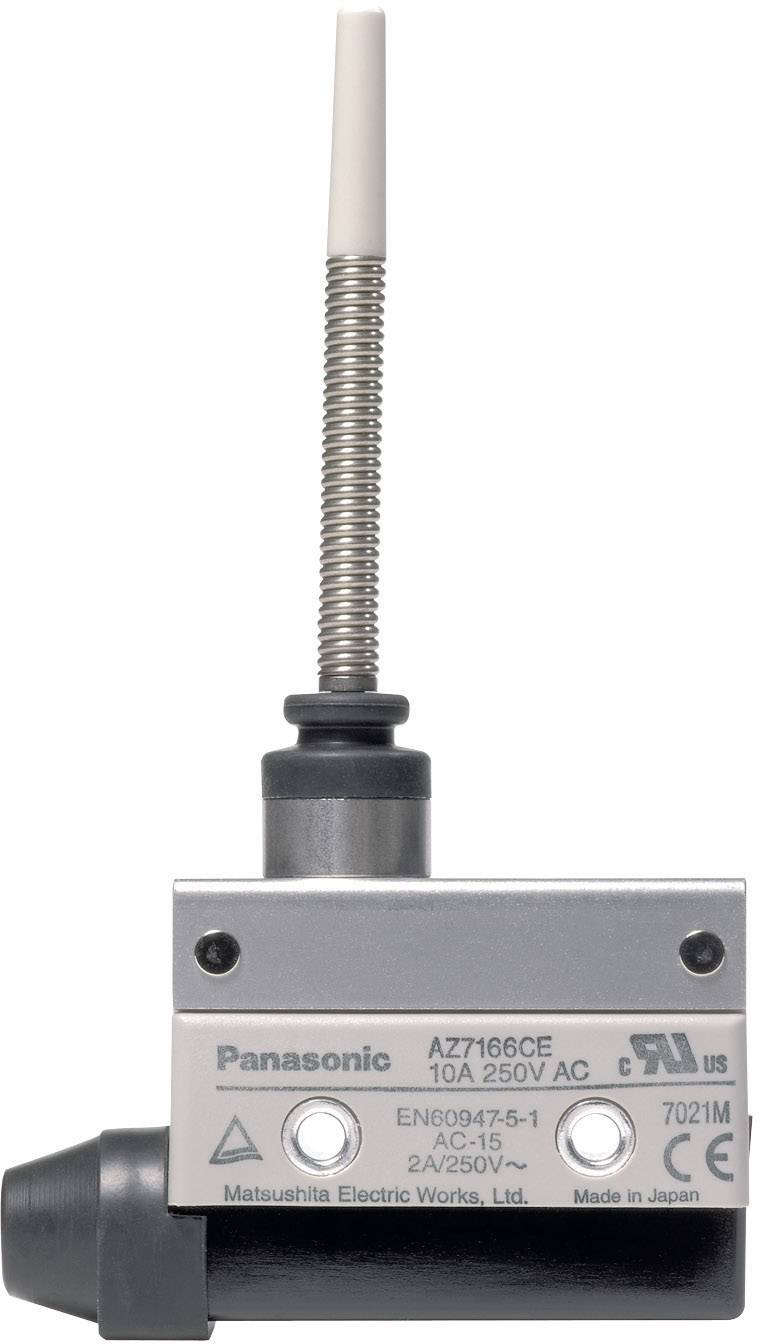 Panasonic AZ7166CEJ Endschalter 115 V/DC, 250 V/AC 10A Federstab tastend IP64 1St.