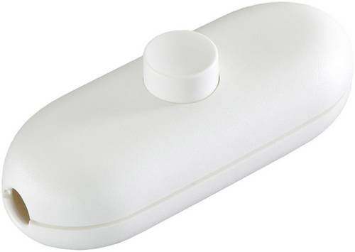 Image of InterBär Schnurschalter Weiß 1 x Aus/Ein 2A 1St.