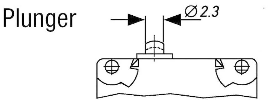 Saia V4NCSA7-0,5M Mikroschalter V4NCSA7-0,5M 250 V/AC 5A 1 x Ein/(Ein) IP67 tastend 1St.