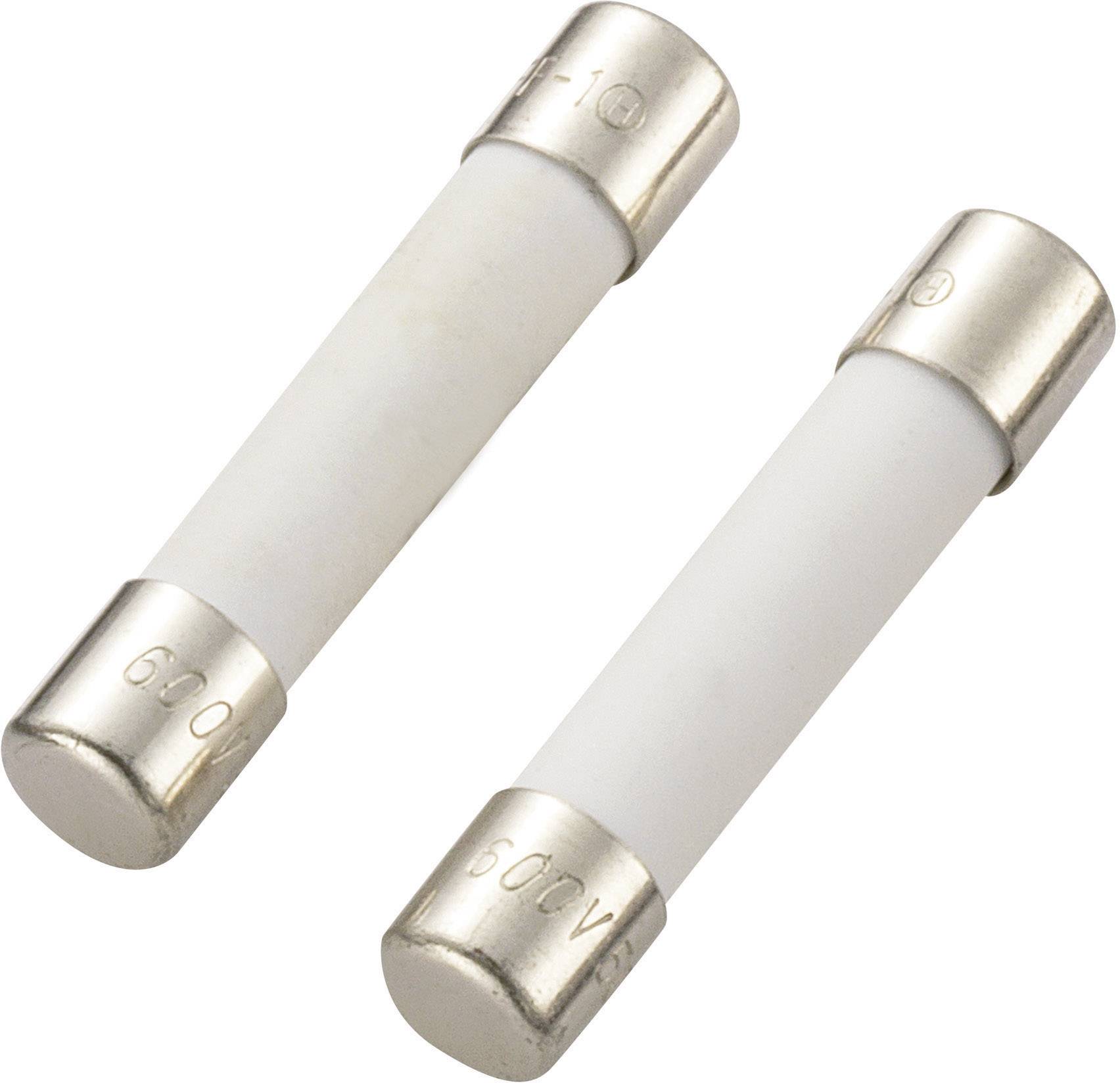 TRU Components 702632 6FF-1 HOLLY Multimetersicherung (Ø x L) 6.35 mm x 31.8 mm 0.5 A 600 V Superfl