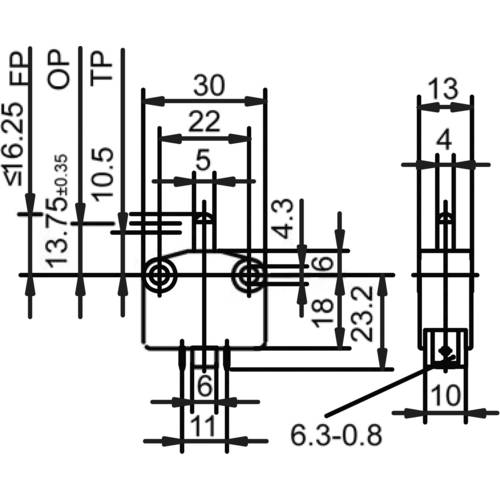 TRU COMPONENTS TC-10090940 LAS1-AGQ-11E/W/24V/S Vandalismusgeschützter TRU COMPONENTS TC-10090940 LAS1-AGQ-11E/W/24V/S Vandalismusgeschützter