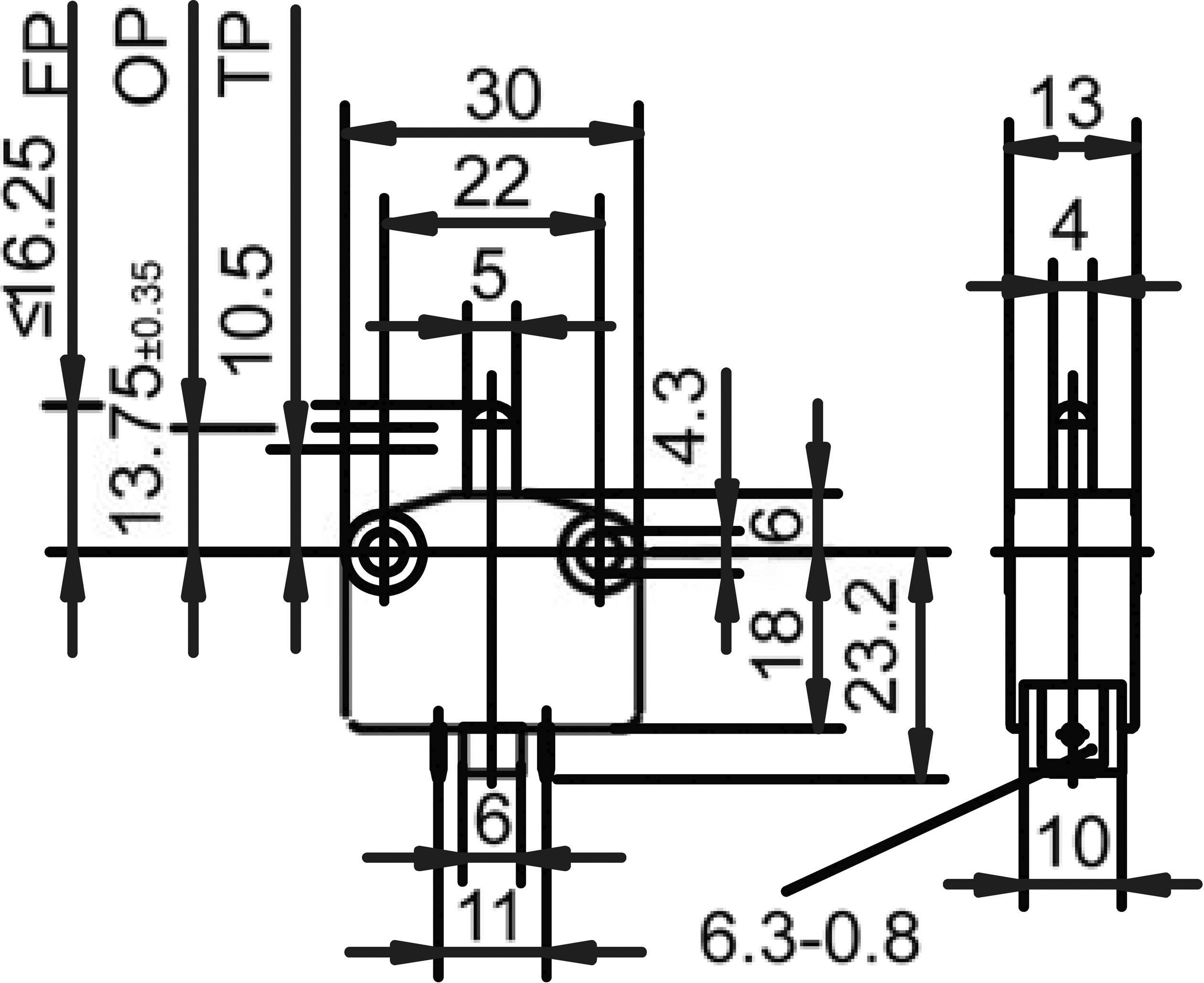 Marquardt 1115.2101 1115.2101 Drucktaster 250 V/AC 6A 1 x Ein/(Aus) tastend (L x B x H) 30 x 13 x 23.2mm IP40 1St.