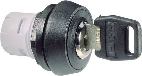 RAFIX 16 1.30076.121 Schlüsselschalter Schwarz 1 x 90° 1St.