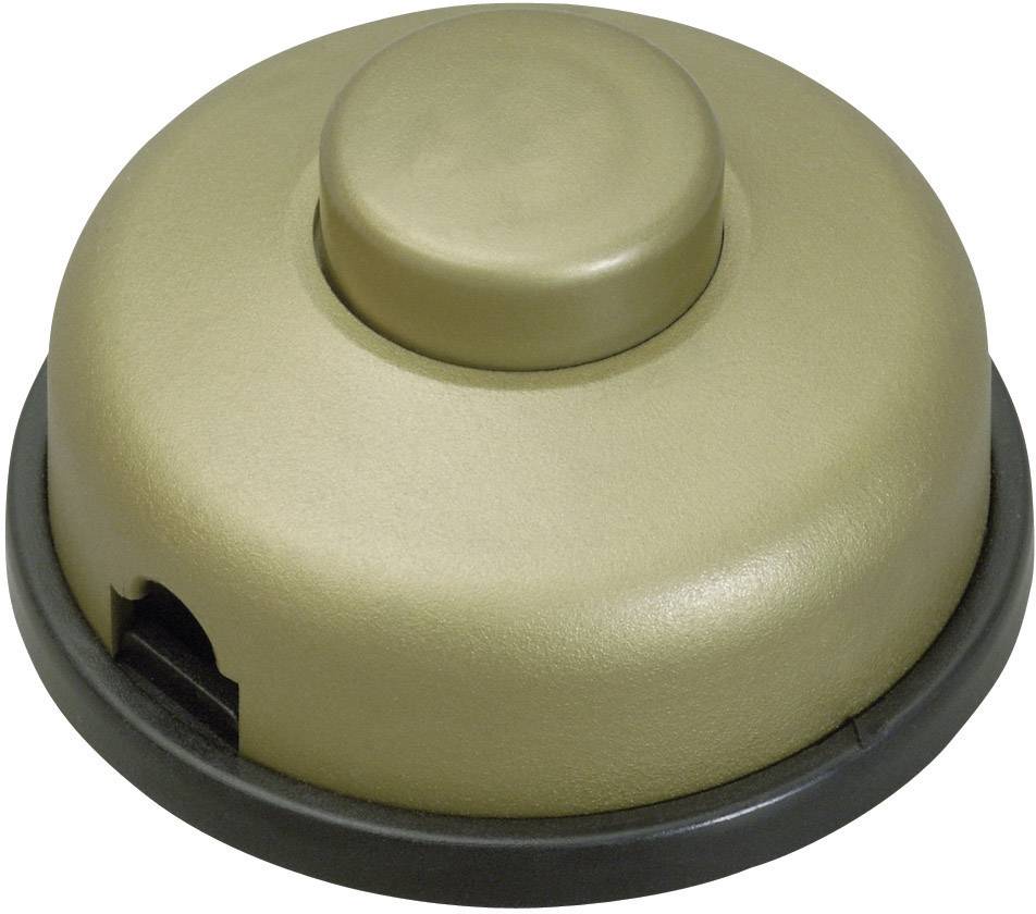 InterBär 8009-013.01 Tretschalter Gold 1 x Aus/Ein 2 A 1 St.