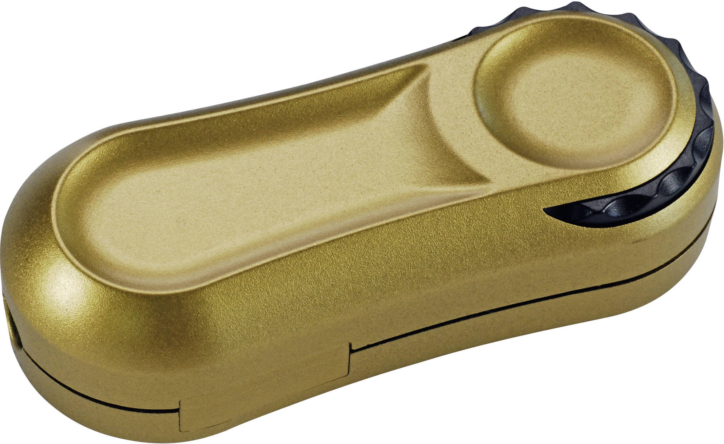 InterBär 8114-010.01 Schnurdimmer Gold Schaltleistung (min.) 20W Schaltleistung (max.) 200W 1St.
