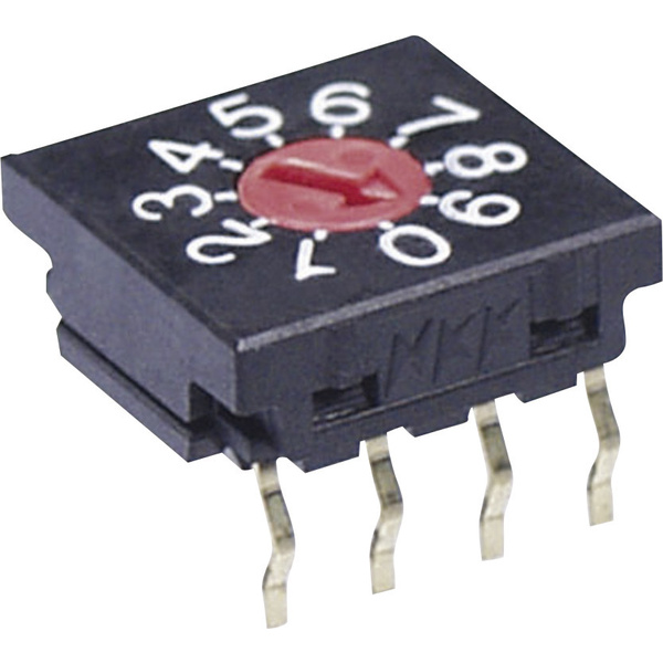NKK Switches FR01FR10P-S Drehschalter 50 V/DC 0.1 A Schaltpositionen 10 1 St.