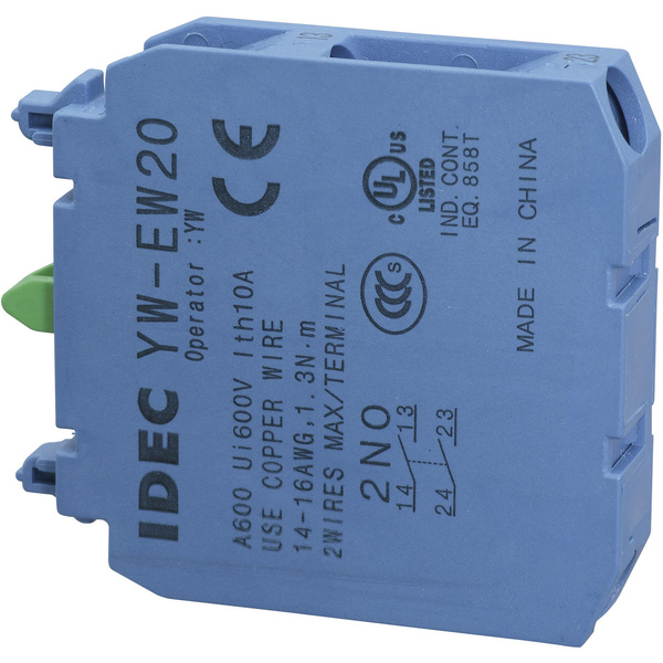 Idec YW-EW20 Kontaktelement 2 Schließer tastend 240 V/AC 1St.