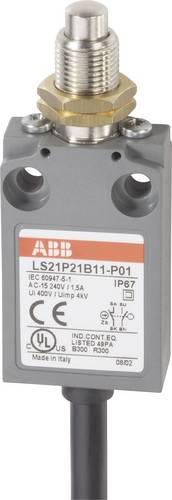 ABB LS21P21B11-P01 Endschalter 400 V/AC 5A Stößel mit Schraubgewinde tastend IP67 1St.