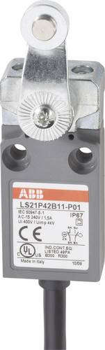 ABB LS21P42B11-P01 Endschalter 400 V/AC 5A Rollenschwenkhebel tastend IP67 1St.