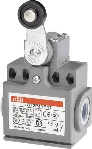 LS72P41B11 Endschalter 400 V/AC 1.8A Rollenhebel tastend IP65 1St.