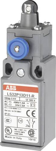 ABB LS32P13D11-R Endschalter 400 V/AC 1.8A Rollenstößel tastend IP65 1St.