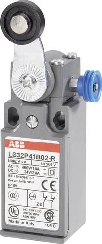 LS32P41B02-R Endschalter 400 V/AC 1.8A Rollenhebel tastend IP65 1St.