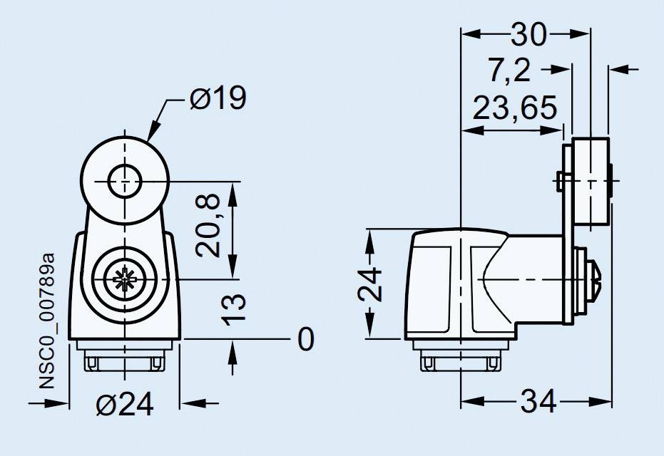 Siemens 3SE50000AA31 3SE5000-0AA31 Edelstahlhebel Schwarz 1 St.