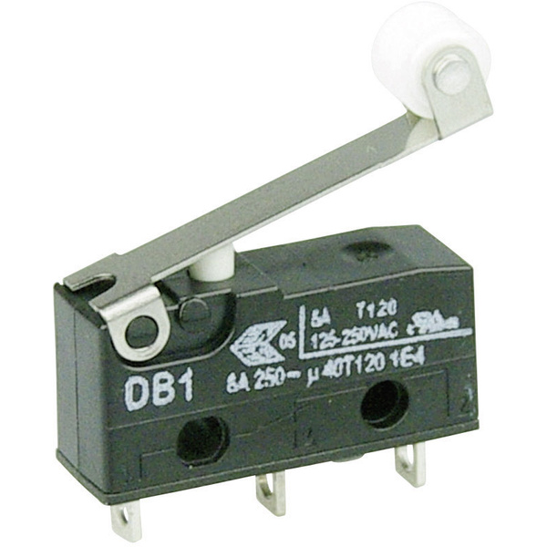 ZF Mikroschalter DB1C-A1RC 250 V/AC 6A 1 x Ein/(Ein) tastend 1St.
