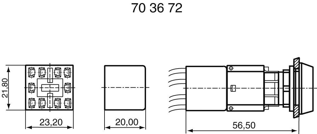 RAFI 5.05510.421 Anschlussstecker