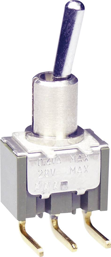 NKK Switches M2013SS2G30 M2013SS2G30 Kippschalter 28 V DC/AC 0.1 A 1 x Ein/Aus/Ein rastend/0/rasten