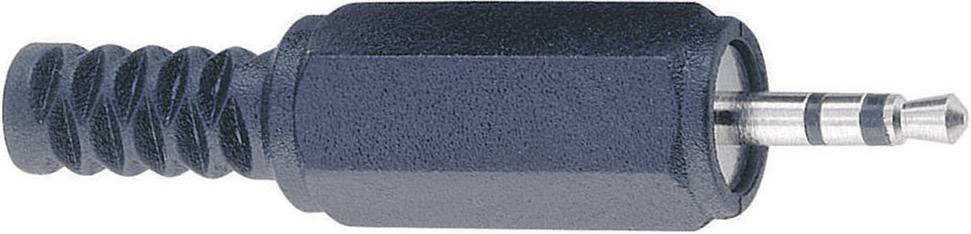 BKL Electronic 1107002 Klinken-Steckverbinder 2.5 mm Stecker, gerade Polzahl: 3 Stereo Schwarz