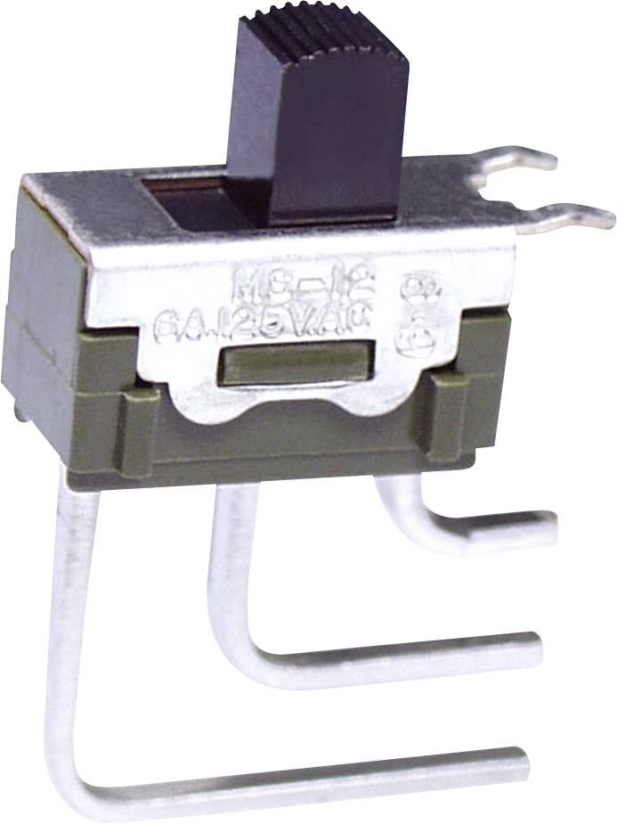 NKK Switches MS12ASG40 MS12ASG40 Schiebeschalter 28 V DC/AC 0.1 A 1 x Ein/Ein 1 St.